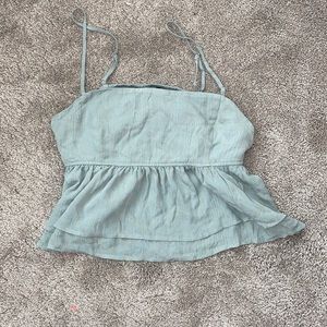 Womens Sage green tank top